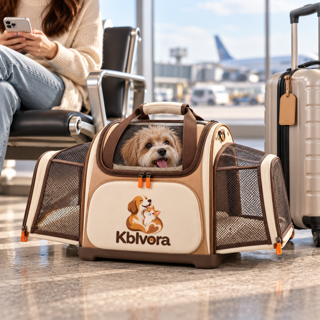 Avelorq™ ExpandAir Ventilated Pet Carrier