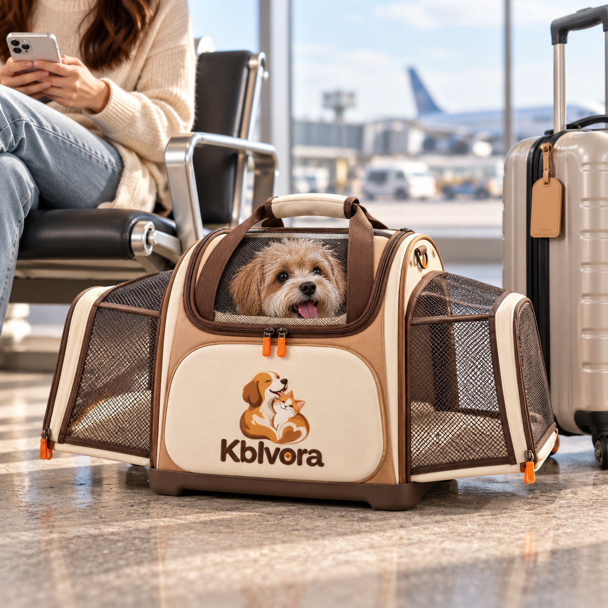 Avelorq™ ExpandAir Ventilated Pet Carrier